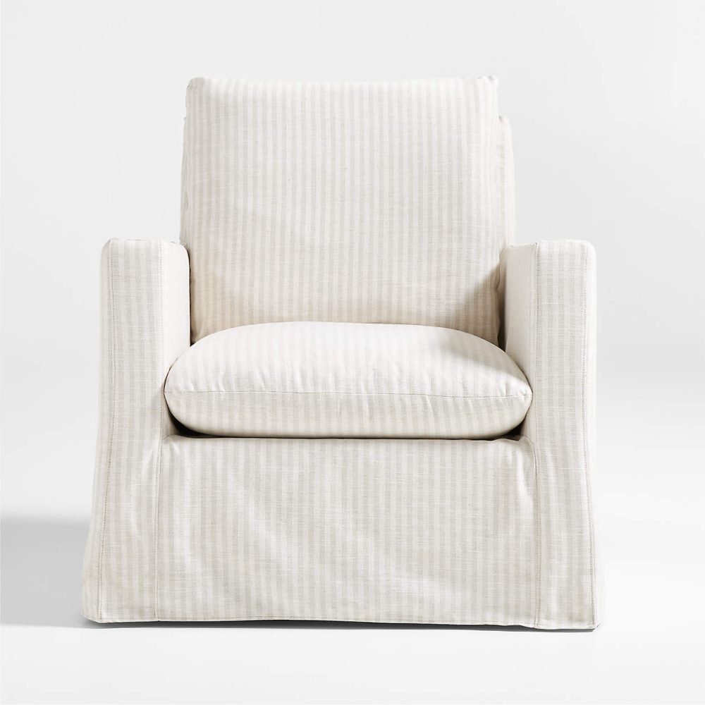 Snoozer Cream Boucle Nursery Swivel – Image 4