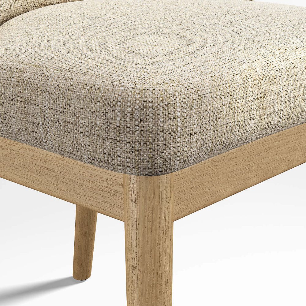 Natural Wood Dining Chair – Image 2