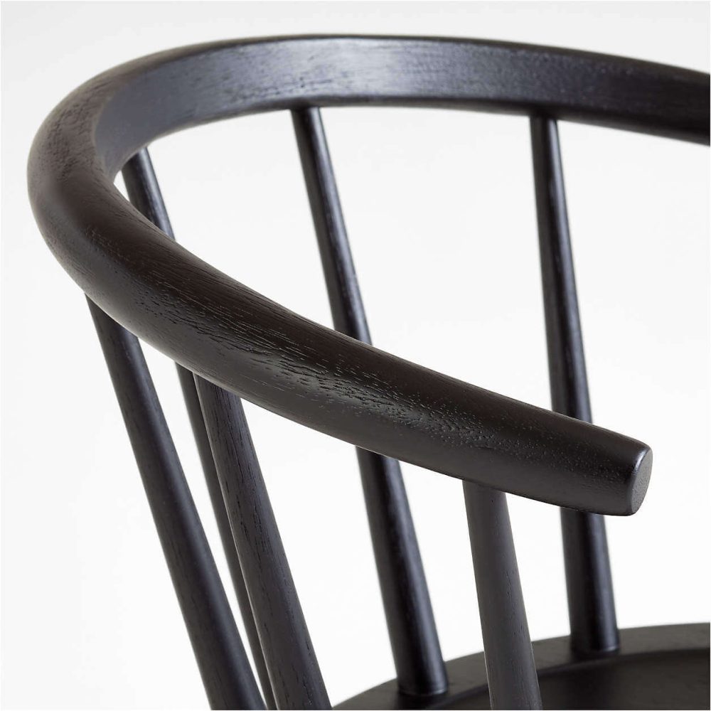 Top-Grain Leather Dining Chair – Image 6